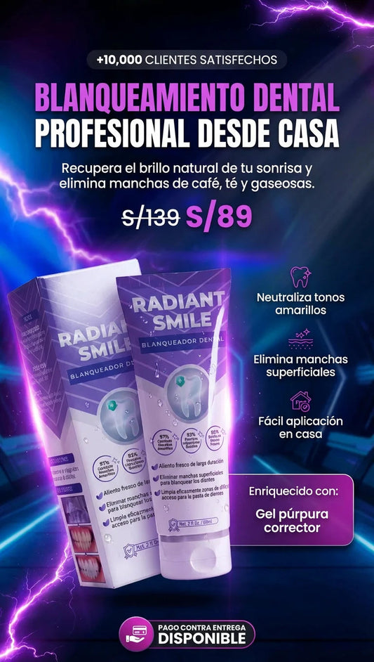 Radiant Smile® Sonrisa Blanca en 7 Días